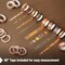 Washi Tape Set 21 Rolls, Assorted Sizes, 5.5 Yards Each, Decorative Craft & Journal Tape